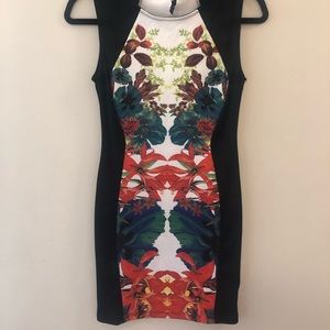 Printed Mini Dress